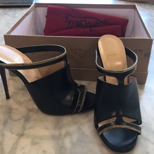 Christian Louboutin Akenana stiletto mules sz 7